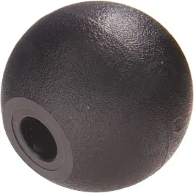55437 Hillman 711181361902 The Group Universal Ball Knob-fits 5/16 3/8 M8 M10 Black 3 Co