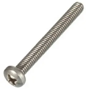 828484 Hillman Machine Screw Stainless Steel Phillips Pan Head 8/32x1-1/2 Inch 100-pk. -