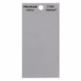839532 Hillman 6 Pack - Reflective Adhesive Blank Thin Cut Vinyl 3 Inch