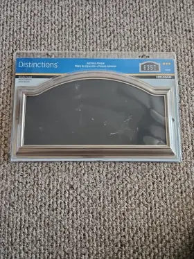 843267 Hillman Distinctions Address Plaque Brushed Nickel