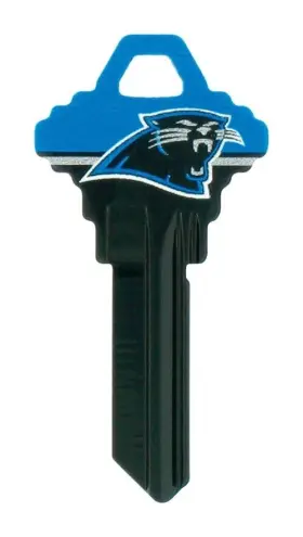 89608 Hillman Carolina Panthers Painted Universal Key House/office Blank Single Pack 6