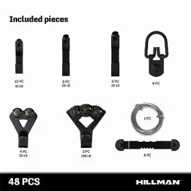 121035 Hillman Fasteners Picture Hanger Nail-in Holds Up To 50-lbs. -121035