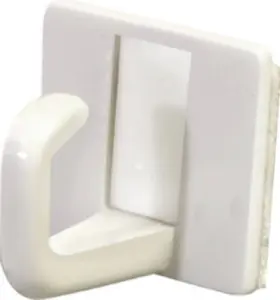 122299 Hillman Fasteners 5 Pack - Adhesive Cup Hook White Plastic 6-pk. -122299