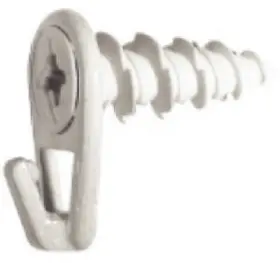 122401 Hillman Fasteners 10 Pack Wall Driller Picture Hooks White Small 35-lb. 4-pk