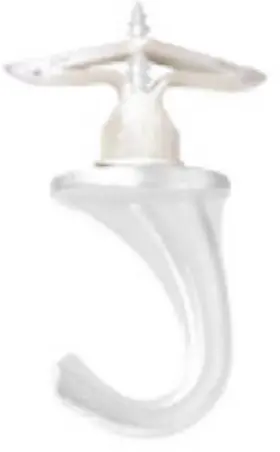 122406 Hillman Fasteners Versa Hook White Large 75-lb. -122406