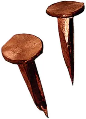 122616 Hillman Fasteners 6 Pack 5/8- Inch #10 Copper Cut Tacks 1/2 Oz