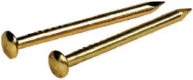 122626 Hillman Fasteners 6 Pack 1/2- Inch X 18 Solid Brass Escutcheon Pins 2 Oz