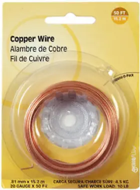 123129 Hillman Fasteners 22-gauge Copper Wire 75-ft