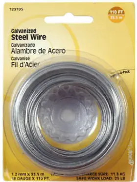 123132 Hillman Fasteners 24-gauge Galvanized Wire 100-ft