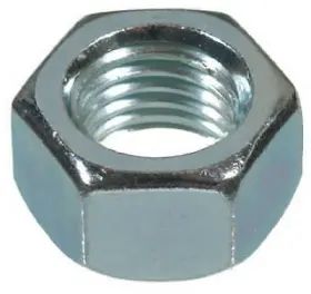 150015 Hillman Fasteners Hex Nut C Plated Steel Coarse Thread 50-pk. 1/2-13