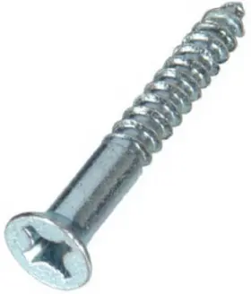 40075 Hillman Fasteners Wood Screw Zinc #8 X 2- Inch 100-pk. -40075