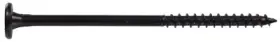 48106 Hillman Fasteners Lumbertite Wood Screws Star Black Ceramic 1/4 X 6- Inch 12-pk