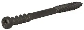 48439 Hillman Fasteners Deck Plus Exterior Composite Screws Star Gray Ceramic 2.5- Inch X#10 1-lb
