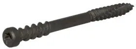 48440 Hillman Fasteners 4 Pack Deck Plus Exterior Composite Screws Star Gray Ceramic 2.5- Inch X#10 5-lb