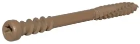 48455 Hillman Fasteners 4 Pack Deck Plus Exterior Composite Screws Star Tan Ceramic 3- Inch X#10 5-lb. 4845