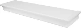 515610 Hillman Fasteners Floating Shelf Beveled Design White 24- Inch -515610