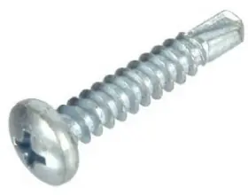 560276 Hillman Fasteners Pan-head Drill Screws Zinc 8-18 X 1- Inch 100-pk. -560276