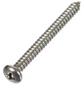 823226 Hillman Fasteners Sheet Metal Screws Phillips Pan-head Stainless Steel #6x1- Inch 100-pk. -823226