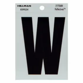 839524 Hillman Fasteners 6 Pack - 3 Inch Blk W Thin Adhesive -839524