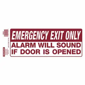 840199 Hillman Fasteners 4x10 Emerg Exit Sign -840199