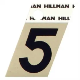 840484 Hillman Fasteners 6 Pack - 1.5 Inch Blk Alu 5 Adhesive -840484
