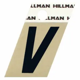 840536 Hillman Fasteners 6 Pack - 1.5 Inch Blk V Adhesive -840536
