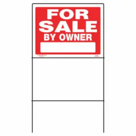 842218 Hillman Fasteners 18x24 Forsaleowner Sign -842218