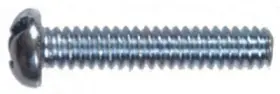 90425 Hillman Fasteners Machine Screws Slotted Round Head Zinc-plated 1/4-20 X 4- Inch 100-pk. -90425