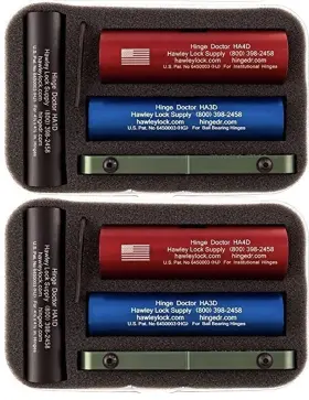 Ha1234-d Hinge Doctor Full Set Ha1234d New Updated Notched Kit With Free Storage Case 2 Pack