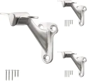 Hmh 445018521599 Home Master Hardware Handrail Stair Brackets 3 Inch Heavy Duty Support For