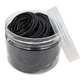 Hodooly 788823396844 Black Rubber Bands 200pcs Elastic Sturdy Band For School Home An