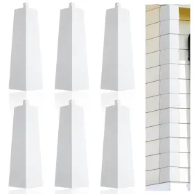 K9kvtcak Hofurme Am555113 1 6 Pcs Aluminum Siding Corners 8 Inch Outside Corner Caps Smooth Al