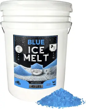 Bim50 Home And Country Usa Blue Ice Melt Pail Effective To -25 F Eco-friendly De-icer Optimal 45 Lb