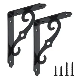 Hmh-6171 Home Master Hardware Decorative Shelf Brackets 5x3-1/2 In Wall Mounted Floati