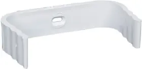 39029 Home Products 1 Inch H X 4 W 3 L White Vinyl Downspout Band