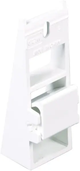 T0539 Home Products 3 Inch H X 1.5 W 1 L White Vinyl Fascia Fixer