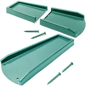 Homebuddy 719689877729 2 Pack Rain Gutter Downspout Extension - Recycled Plastic Water Dra