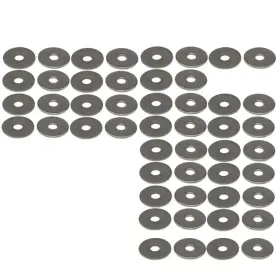 Honestb 741025379770 304 Stainless Steel 1/8 5# Flat Washer Plain Sheet Metal Gasket Fasten