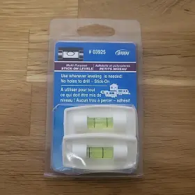 03925 Hopkins Hoppy 2-pack Multi-purpose Stick-on Levels New Sealed