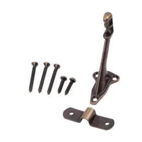 Howtool 711132925807 Handrail Bracket Stair Wall Mounted Antique Brass 3 Pack