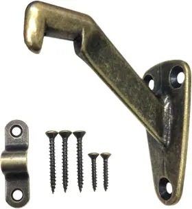 L001-ab Howtool Heavy Duty Handrail Bracket Antique Brass 3 Pack
