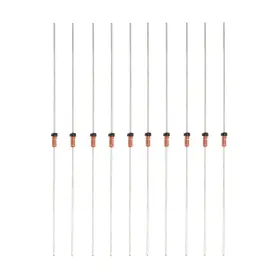 Hb-diode-1n34a-do35-10pcs Huaban Pack Of 10 1n34a Silicon Schottky Barrier Diode Do-35 Forward Voltage 0.3v