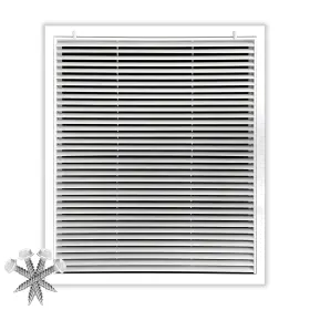 Hvac Premium 622417873437 16 Inch X 25 Aluminum Return Filter Grille For 1 - Easy Air