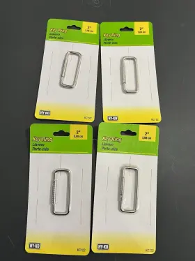 Kc122 Hy-ko Key Ring Spring Lock - Lot Of 4