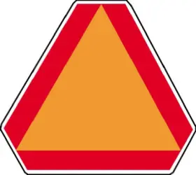 840628 Hy-ko Prod Co 6 Pack Safety Emblem Inch Slow Moving Vehicle Aluminum 16 X14-