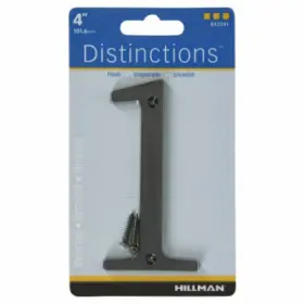843241 Hy-ko Prod Co House Address Number Inch 1 Old World Bronze 4-