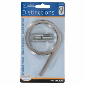 844709 Hy-ko Prod Co 3 Pack - Prestige Series House Address Number Inch 9 Satin Nickel 5- -844709