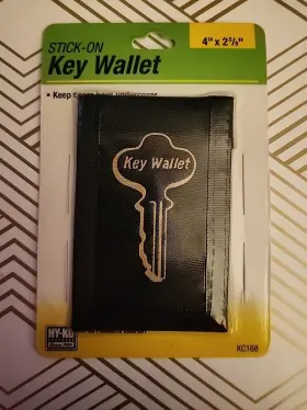 Kc168 Hy-ko Prod Co Key Wallet Adhesive Black -kc168