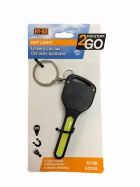 Kc198 Hy-ko Prod Co Slv Led Key Lgt/chain -kc198