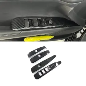 Tyotcmy2024nfscb Hyorabyn Door Armrest Window Lift Down Switches Button Panel Cover Trims Abs For Toyot